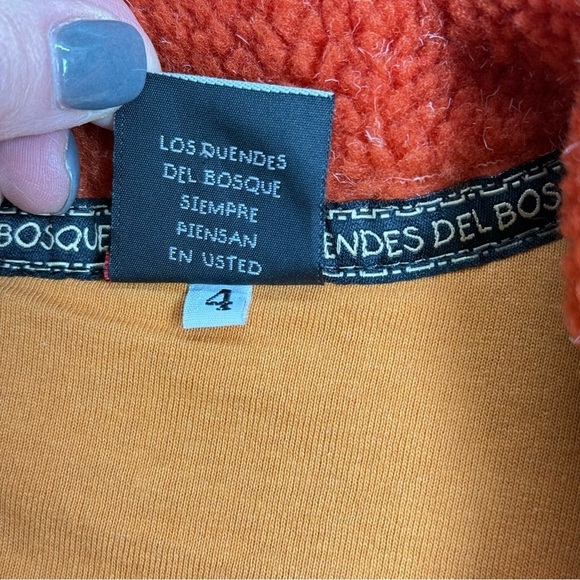 Los Duendes Del Bosque Kids Sherpa Fleece Jacket - Picture 13 of 14